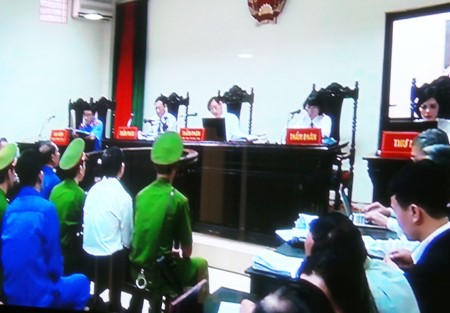 Đang tuyên án Dương Chí Dũng và đồng phạm